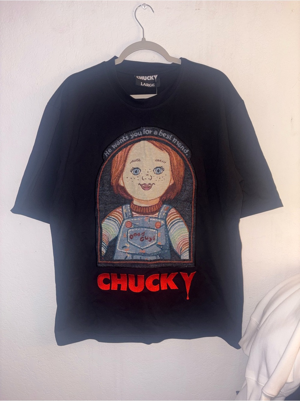 Chucky Graphic Short Sleeve Tee - Black